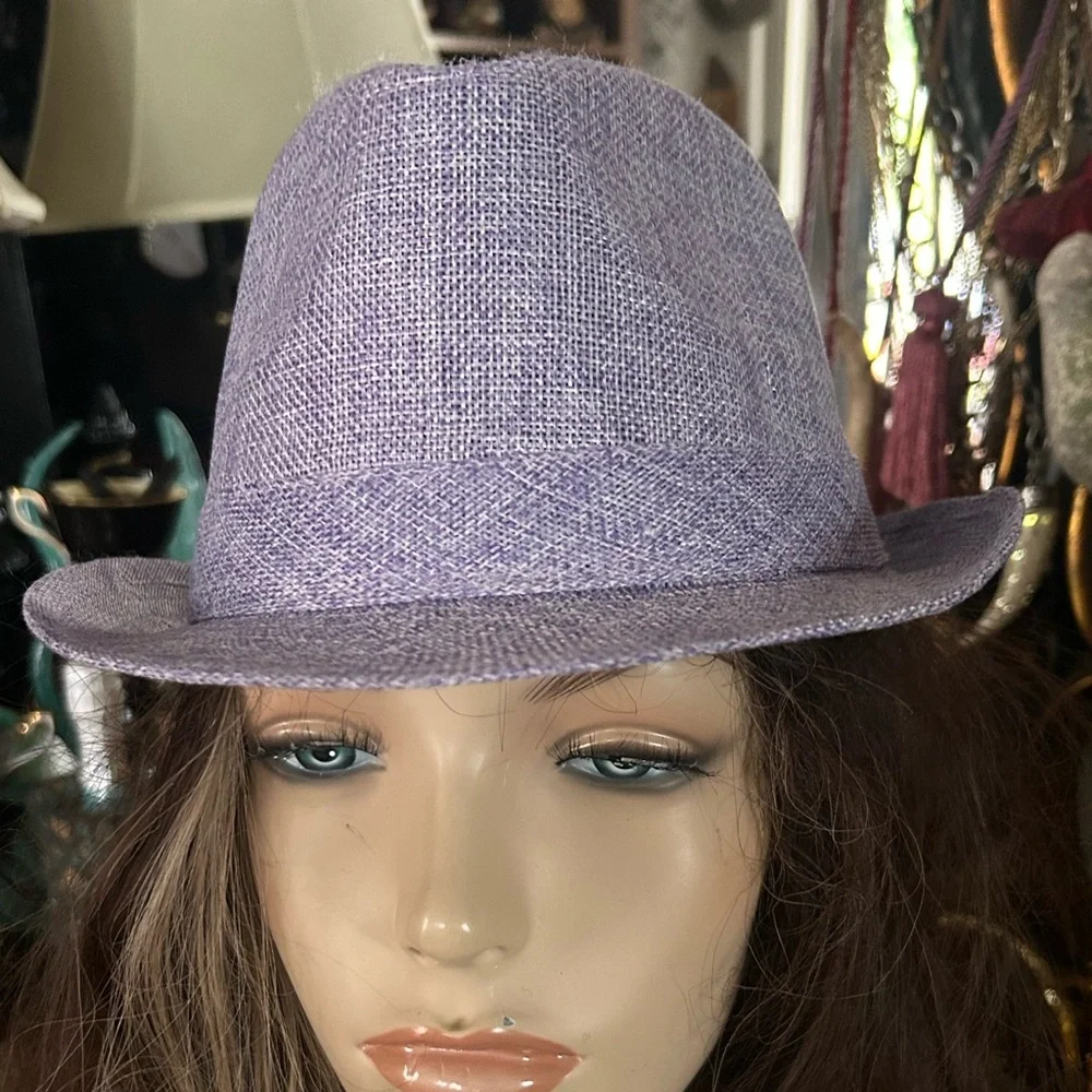 Lavender Fedora Hat